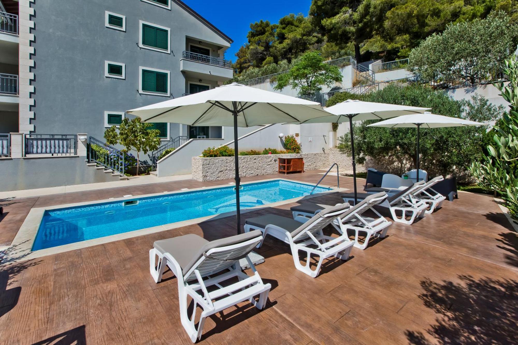Luxurious Apartments Maslina With Beach Milna  Eksteriør billede